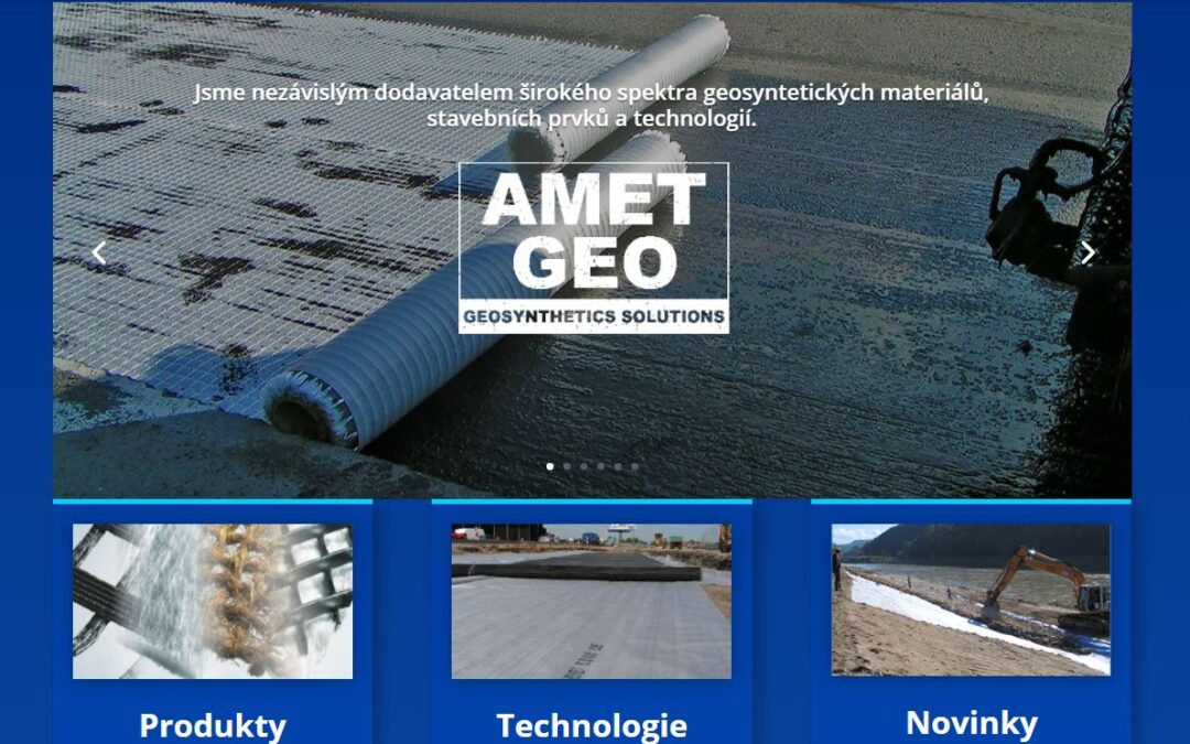 nový web AMET-GEO
